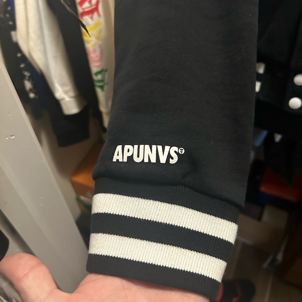 Black and White Varsity Jacket Bape jacket - Picture 2 of 5